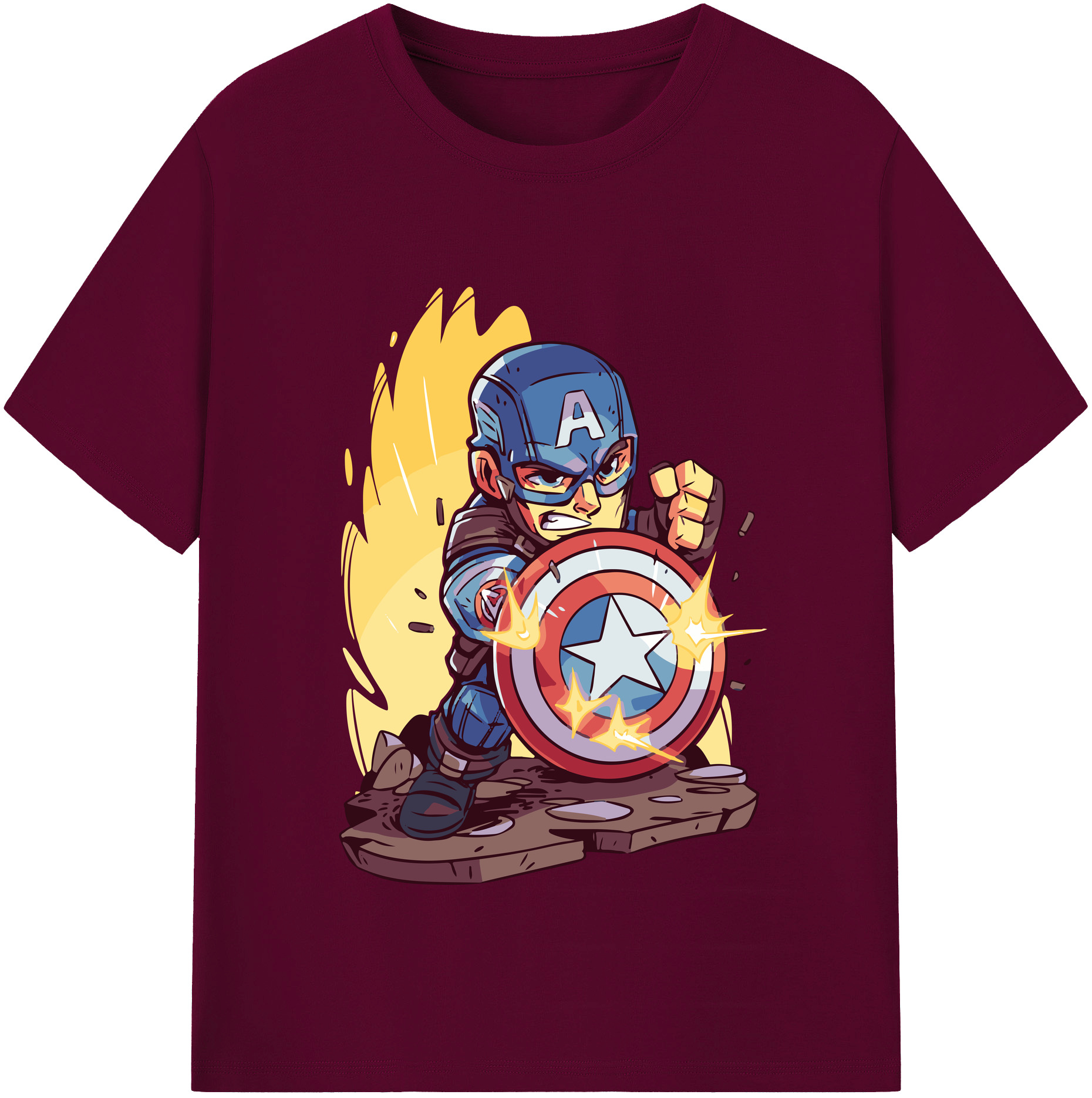 （画像用） アベンジャーズ The Avengers レディースカジュアルプリントTシャツ（綿100％）